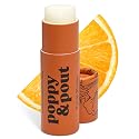 Poppy & Pout Orange Blossom Jumbo Lip Balm | All Natural Lip Balms & Moisturizers | Hydrates with Beeswax, Vitamin E, Organic Coconut Oil | Beauty & Personal Care Poppy & Pout