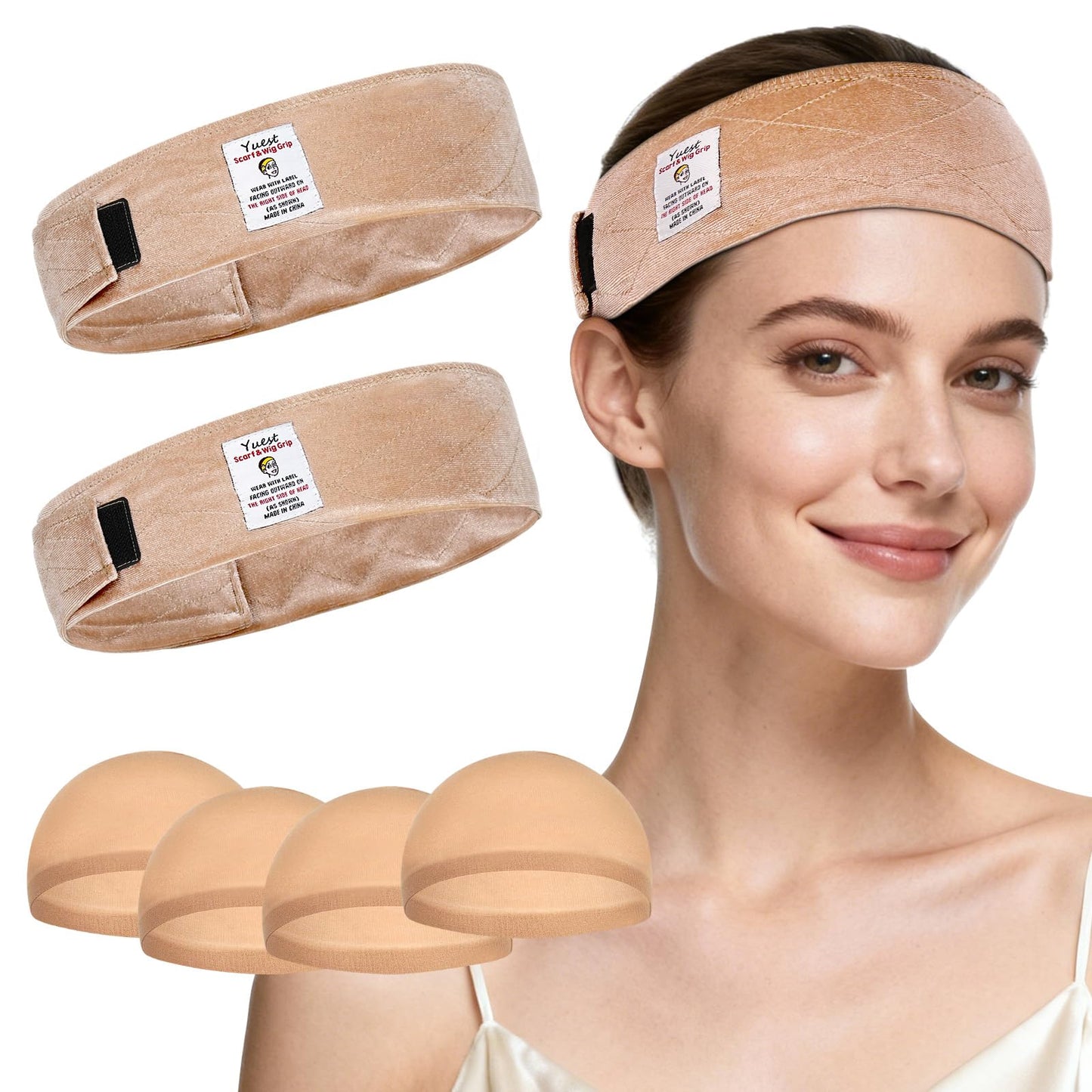 YUEST Wig Grip Band for Lace Front Wigs - White Beauty and Personal Care Yuest