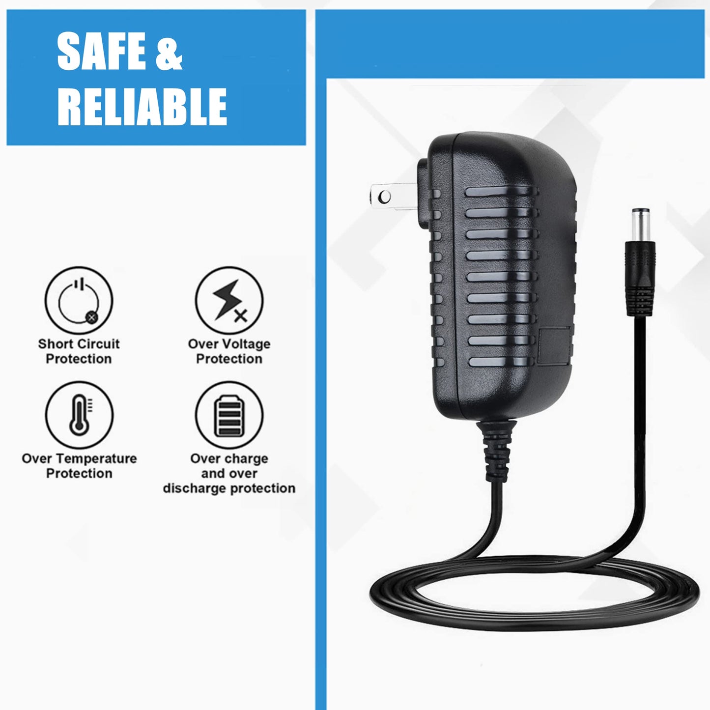 SLLEA AC Adapter Charger Replacement for Mangroomer Ultimate Pro Back Shaver Mps005-060010cu Power Beauty and Personal Care SLLEA
