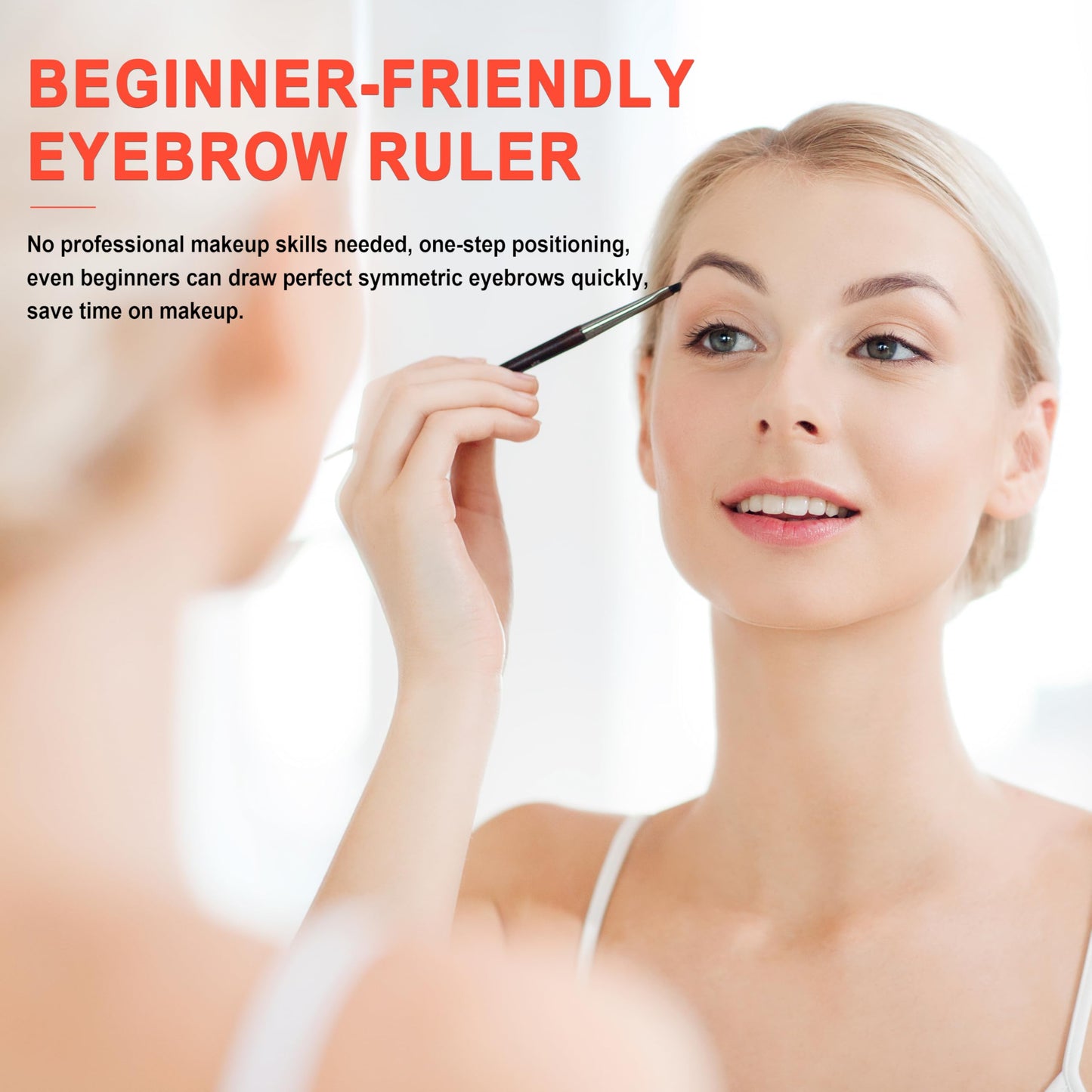 Elitzia Eyebrow Ruler Reusable Permanent Balance Ruler Bendable for Snug Fit the Skin Brow Measuring Shaper Tool Beauty Eyebrow Mapping Makeup Tool Beauty and Personal Care Elitzia