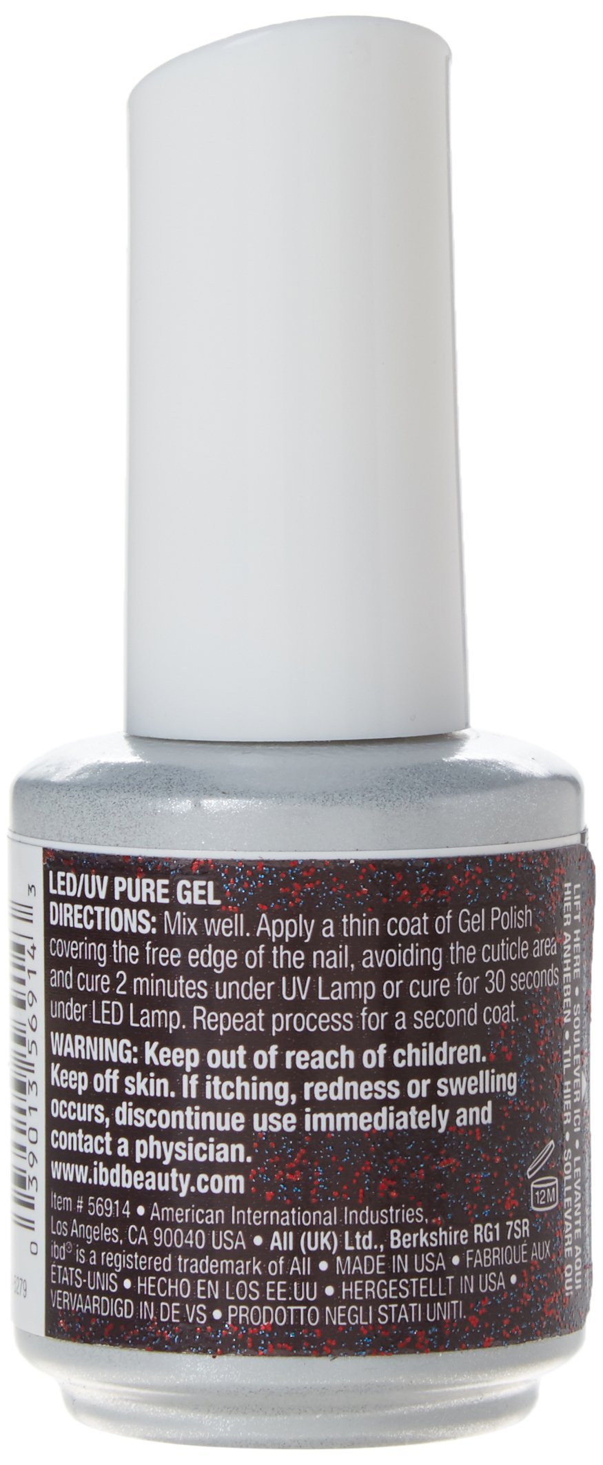 IBD Just Gel Soak Off Purple Nail Polish, Midnight Martinis