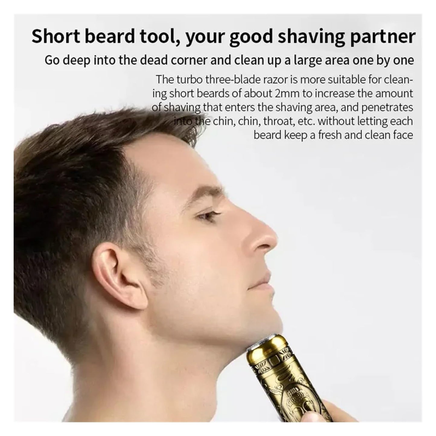 Razors Electric Shaver Vintage Hair Trimmer USB Rechargeable Shaver Men‘s Professional Hair Clipper Beard Trimmer Machine Metal Razor(Black) Beauty and Personal Care EWKYLSEM