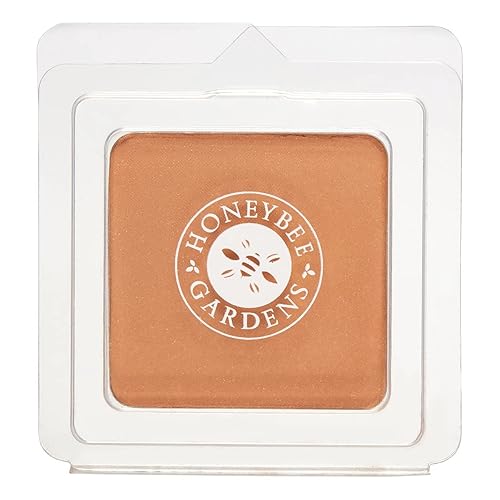 Honeybee Gardens Pressed Mineral Powder Foundation Refill, Sundance, Deep Tan/Mocha, Adjustable Coverage, Natural Finish, With Botanical Extracts Beauty & Personal Care Honeybee Gardens