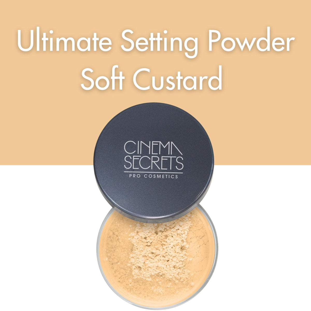 Cinema Secrets Ultralucent Setting Powder- Soft Custard. Talc-Free Loose Mineral Powder for All Skin Types, Oil Control, Shine-Free Finish Beauty & Personal Care CINEMA SECRETS