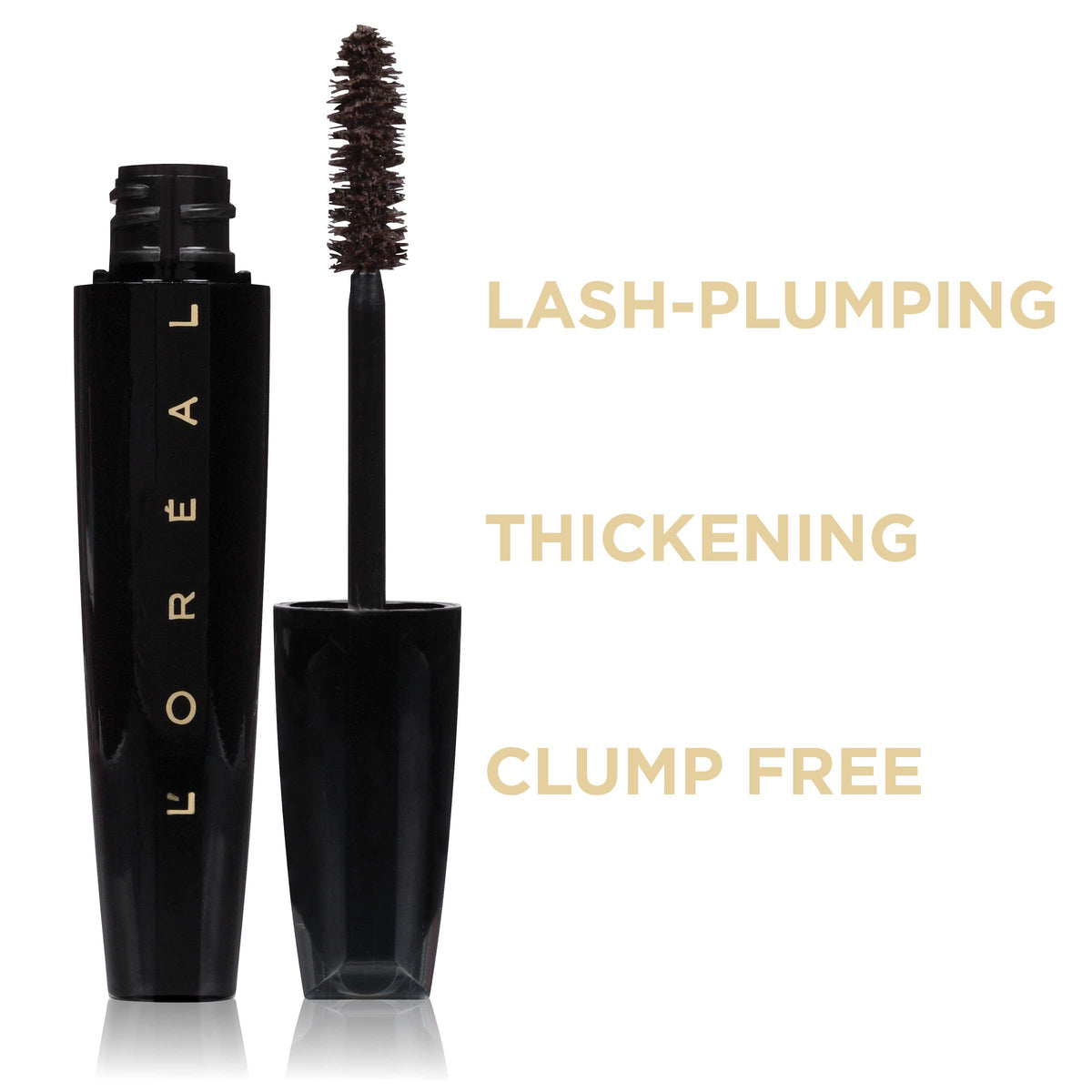 L’Oréal Paris Voluminous Extra-Volume Collagen Waterproof Mascara, Blackest Black, 0.34 Ounces