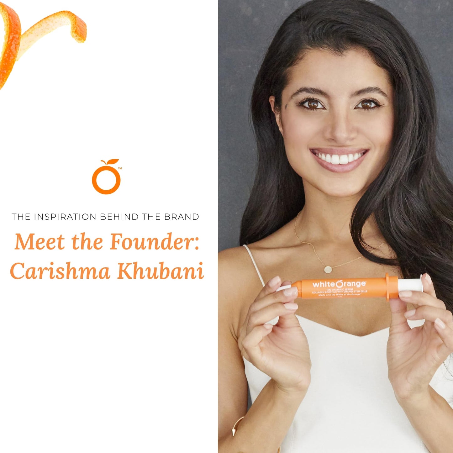 White Orange The Only Vitamin C Serum Made with White Part of Orange, Anti Aging, THDA Hyaluronic Acid Vitamin E OrangeStem®, Hydrating & Brightening Beauty & Personal Care White Orange