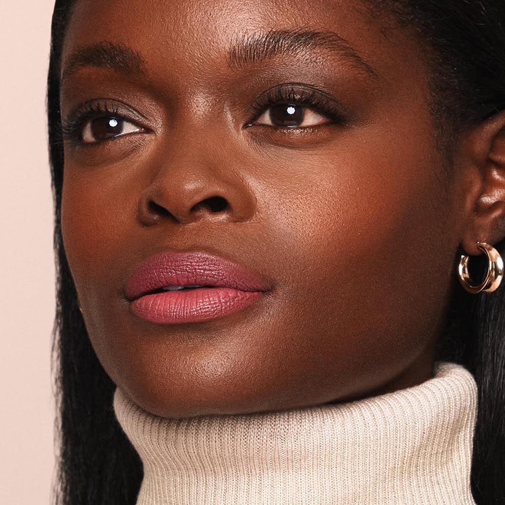 Jouer Balm Bouche Hydrating Lip Tint - Solidarité, Medium Muted Rose - Matte, Nourishing Lip Balm Beauty & Personal Care Jouer