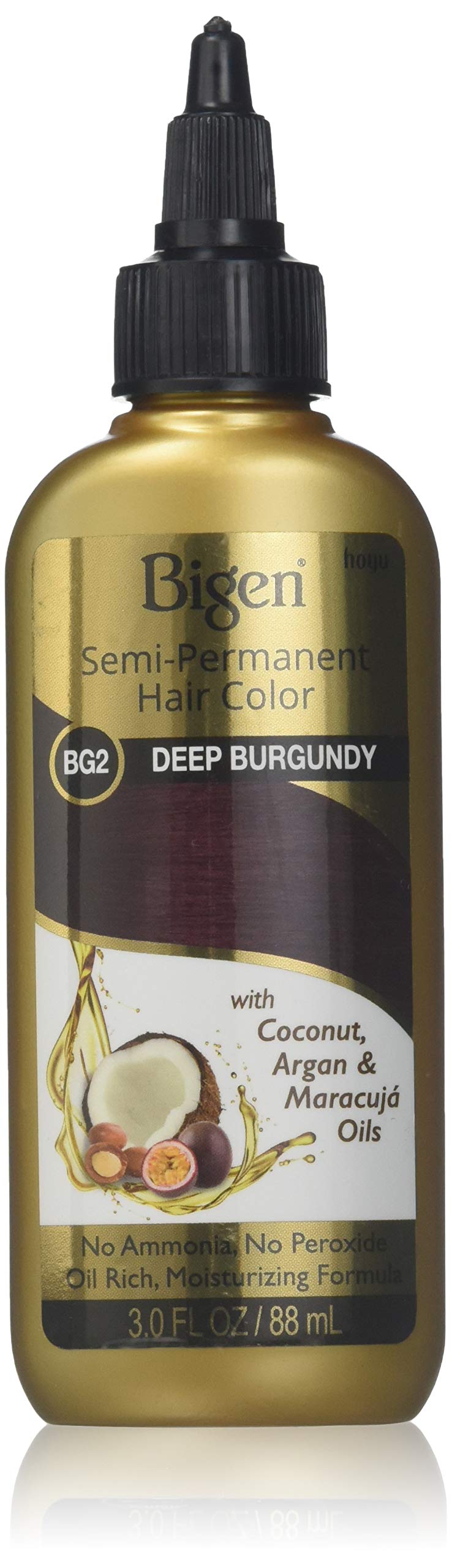 Bigen Semi-Permanent Haircolor #Bg2 Deep Burgundy 3 Ounce (88ml) (2 Pack) Beauty & Personal Care Bigen