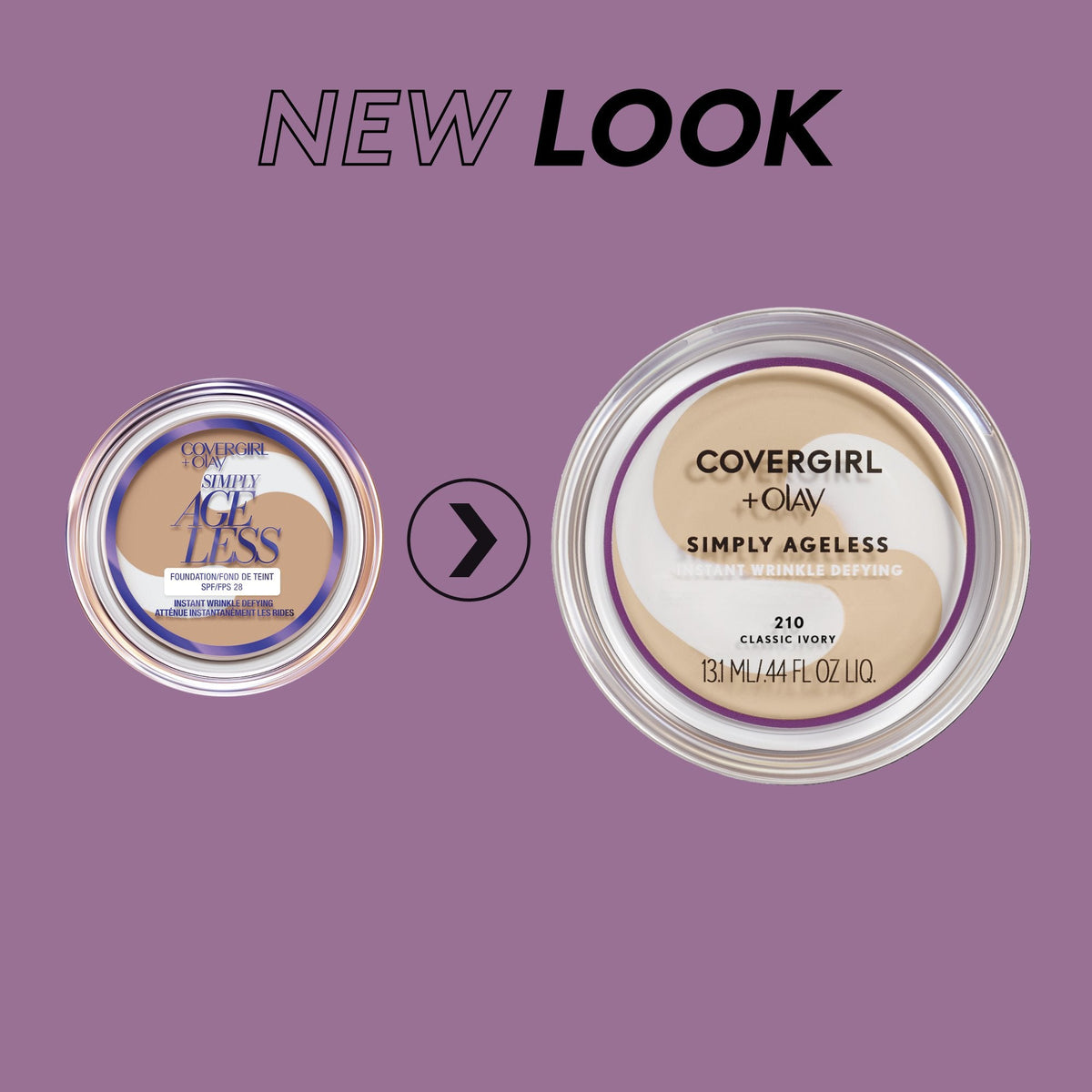 CoverGirl & Olay Simply Ageless Foundation, Creamy Beige 250, 0.40-Ounce Package Beauty & Personal Care COVERGIRL
