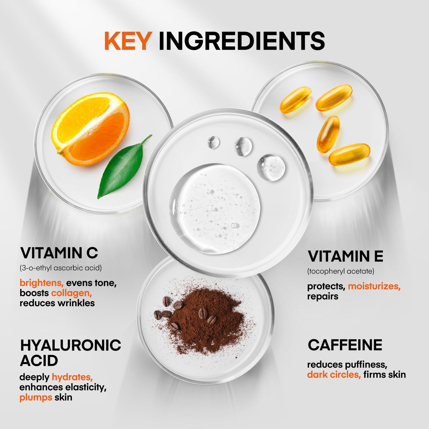 HealthyDerm Super Vitamin C Serum for Women Over 70: Niacinamide, Vitamin C, Hyaluronic Acid, Peptides, Vitamin E, Caffeine, Bakuchiol, Hydrating Beauty & Personal Care HealthyDerm