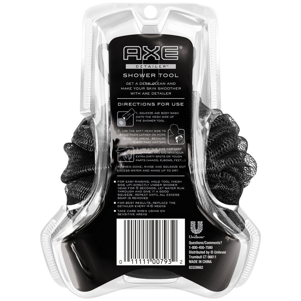 Axe Detailer 2-Sided Shower Tool, Colors May Vary 1 ea (Pack of 5) Beauty and Personal Care AXE