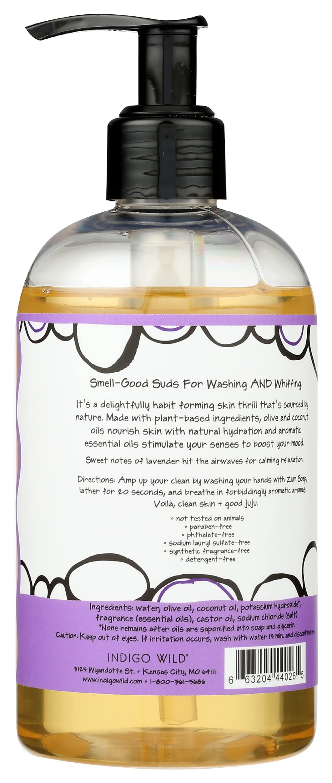 Zum, Soap Hand Lavender, 12 Fl Oz Beauty & Personal Care Zum