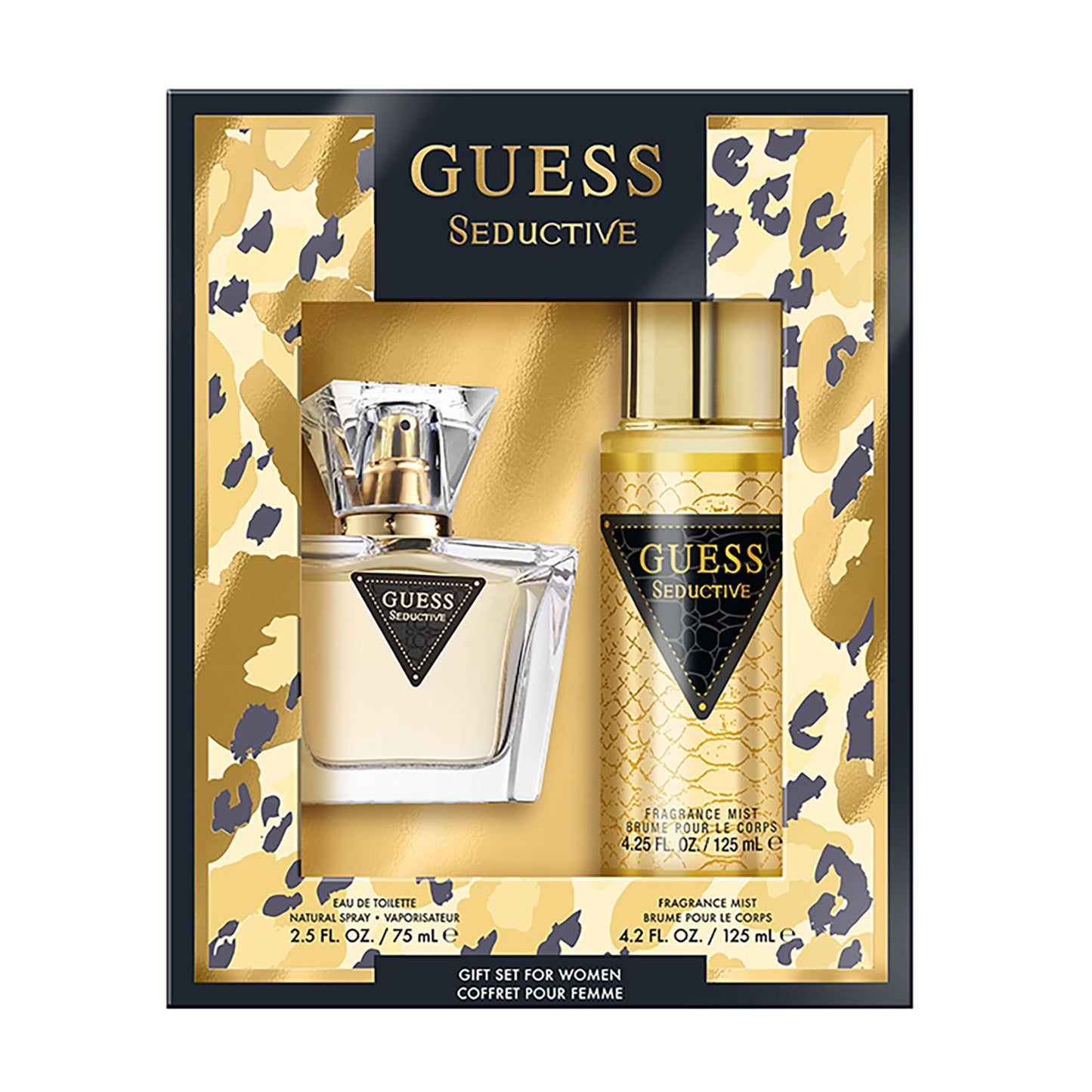 Guess Guess Seductive 2.5oz EDT Spray, 0.5oz EDT Spray, 3.4oz Body Lotion, Pouch Women 4 Pc Gift Set Beauty & Personal Care GUESS