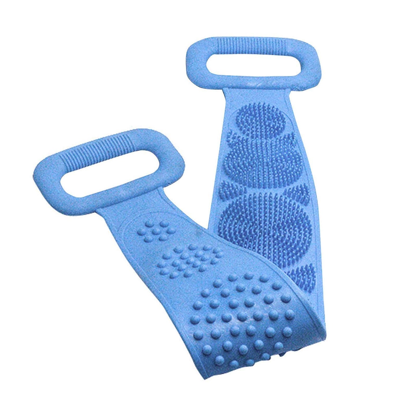 zxb-shop Body Scrub Towel 70cm Silicone Shower Brush Bath Shower Wash Body Belt Bath Towel Exfoliating Back Brush Exfoliating Wipes (Color : A) Beauty and Personal Care zxb-shop