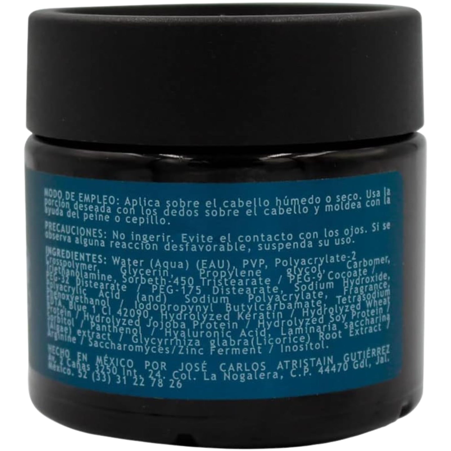 Tu Salud Plus Lobo Negro Cera Wax Gel 250g - Strong Hold, High Shine Hair Styling Wax Gel for Men - Long-Lasting, Non-Flaky/Cera para Cabello Lobo Beauty & Personal Care Tu Salud Plus