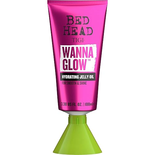 TIGI Bed Head by TIGI Wanna Glow Hydrating Jelly Oil for Shiny Smooth Hair 3.38 fl oz Beauty & Personal Care TIGI