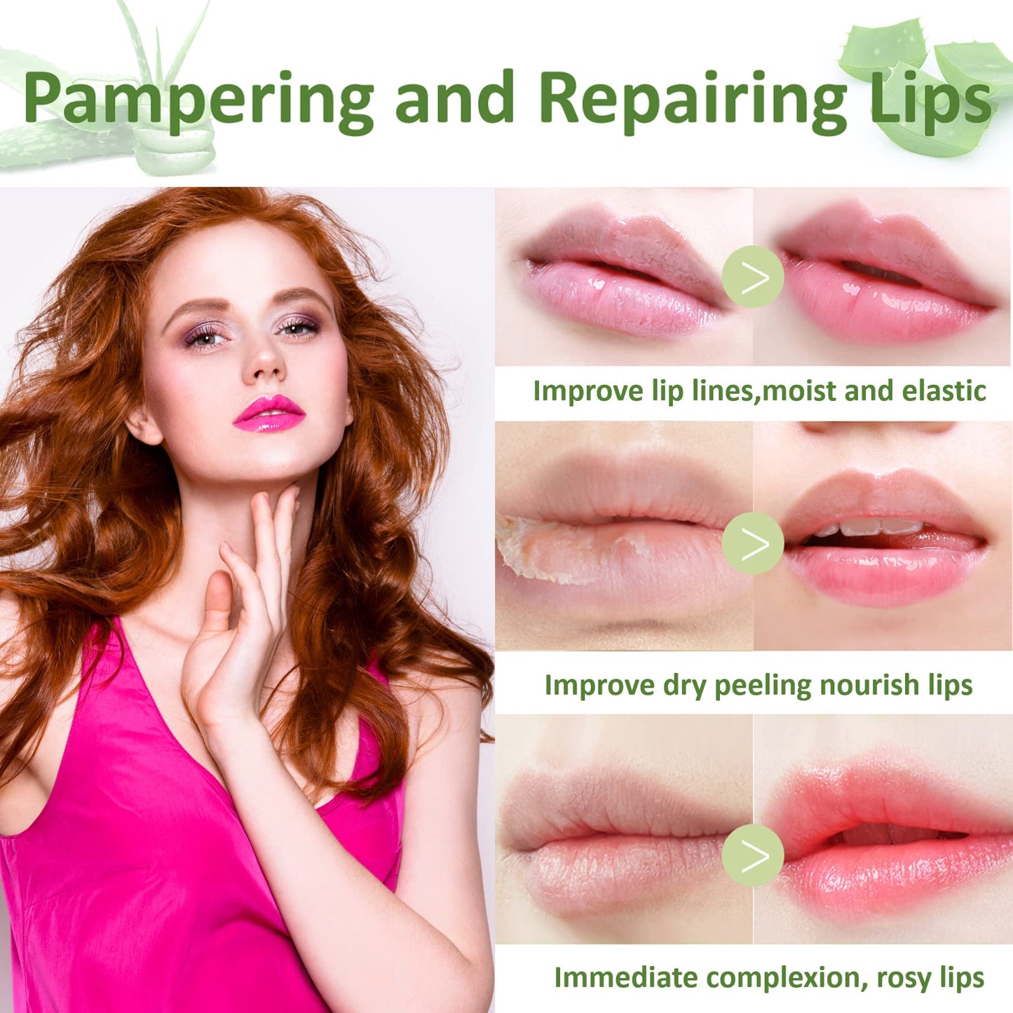 LZYLLS 6 Pack Aloe Vera Lipstick,Long Wear Nourishing Lip stick,Waterproof Moisturizing Color Changing Lip Balm Lipstick,Lip Gloss,Magic Temp Color Beauty & Personal Care LZYLLS