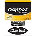 ChapStick Classic (1 Box of 12 Sticks, 12 Total Sticks, Original Flavor) Skin Protectant Flavored Lip Balm Tube, 0.15 Ounce Each, 12 Count (Pack of 1) Beauty & Personal Care ChapStick