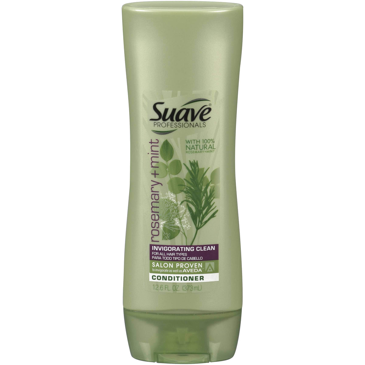 Suave Professionals Conditioner, Rosemary Mint for All Hair Types, 12.6 Fl Oz (Pack of 6)