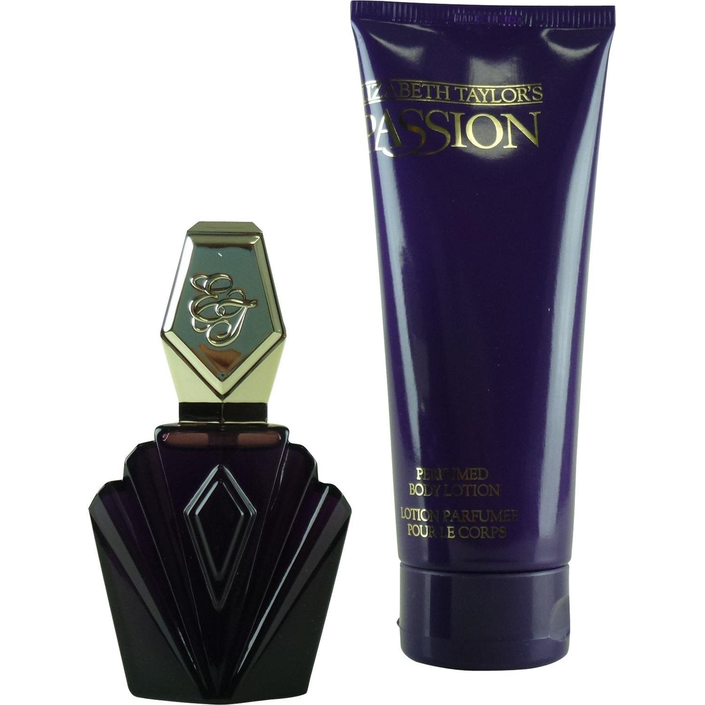 Passion by Elizabeth Taylor 2-Piece Set for Women (1.5 Oz. Eau de Toilette Spray + 6.8 Oz. Body Lotion) Beauty & Personal Care Elizabeth Taylor