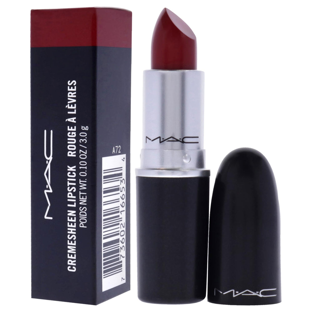 MAC Cremesheen Lipstick - Brave Red Lipstick Women 0.1 oz Beauty & Personal Care MAC