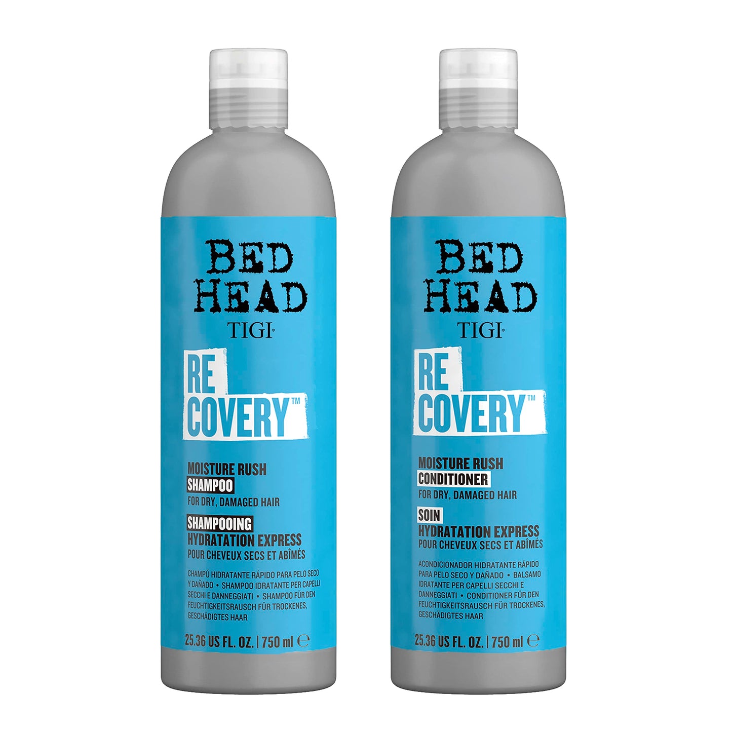 TIGI Bed Head Recovery Shampoo and Conditioner Set for Dry, Damaged Hair, 25.36 fl oz, 2 Count Beauty & Personal Care TIGI