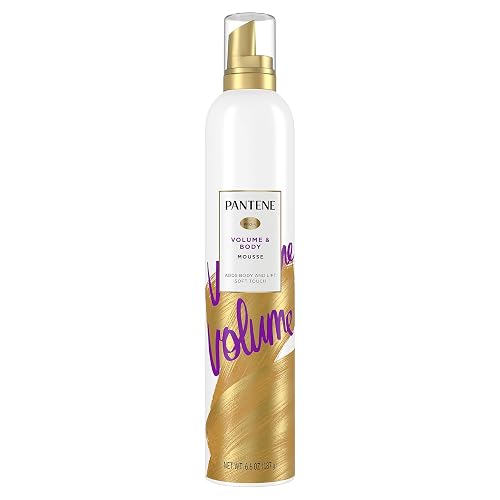 Pantene Pro-V Volume Body Boosting Mousse to Boost Fine, Flat Hair for Maximum Fullness, 6.6 oz Beauty & Personal Care Pantene
