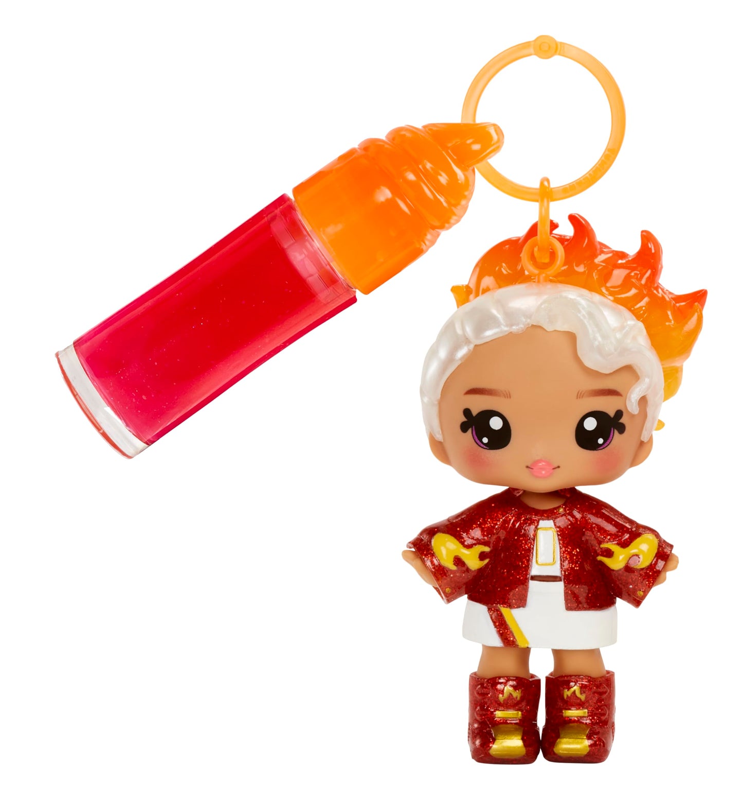 Yummiland Lip Gloss Doll - Amber Cinnamon, with DIY Lip Gloss Kit, Ages 4+ Beauty & Personal Care Yummiland