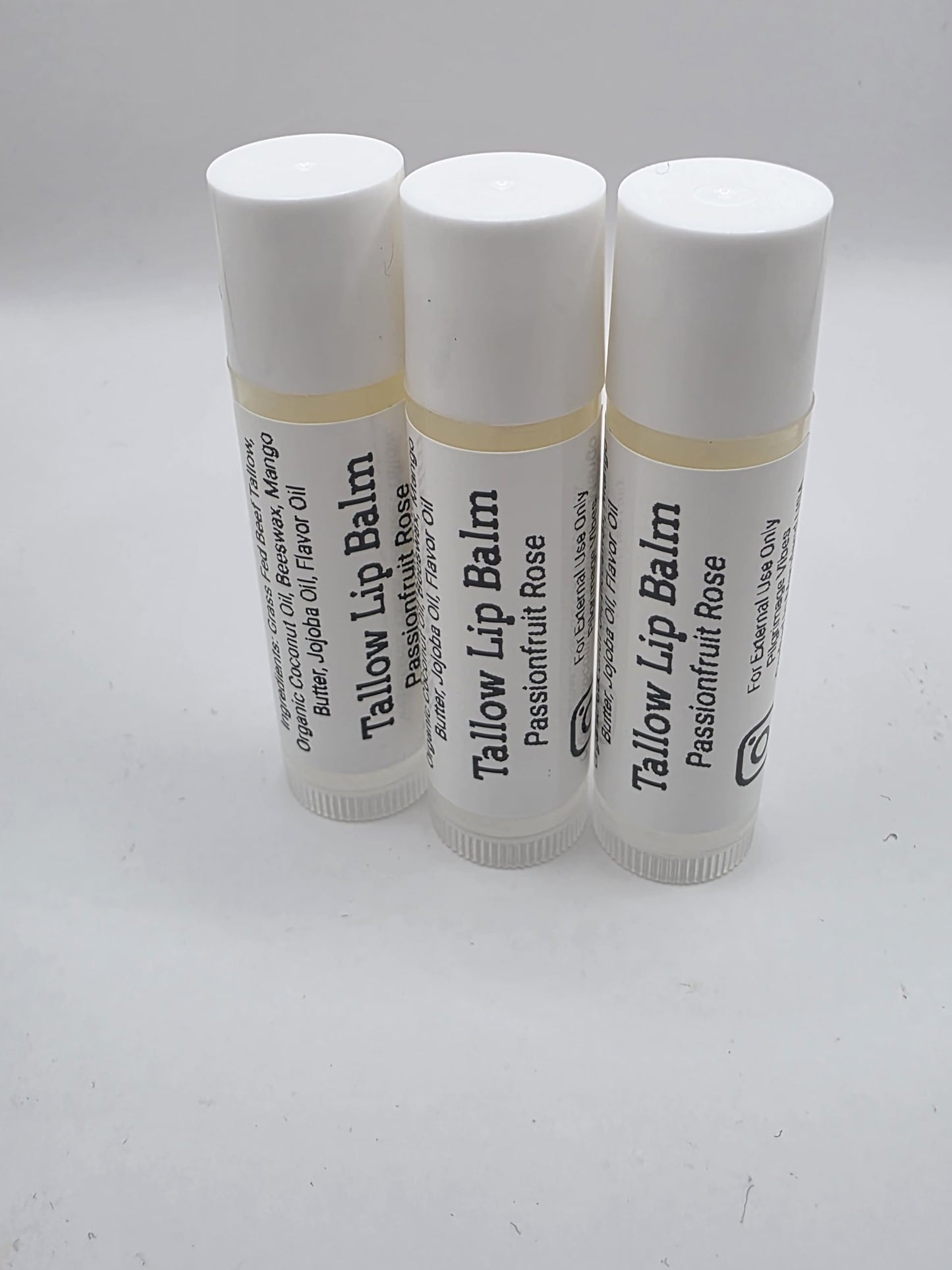 Pilgrimage Vibes Tallow Lip Balm with Nourishing Oils (Passionfruit Rose) Handmade Beauty and Personal Care Pilgrimage Vibes
