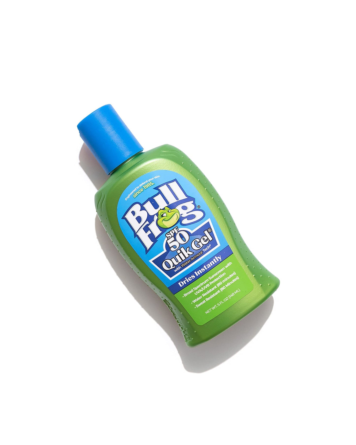 Bullfrog Quik Gel Sunscreen SPF 50 | Oxybenzone & Octinoxate Free | Broad Spectrum Moisturizing UVA/UVB, 5oz… Beauty & Personal Care Bullfrog
