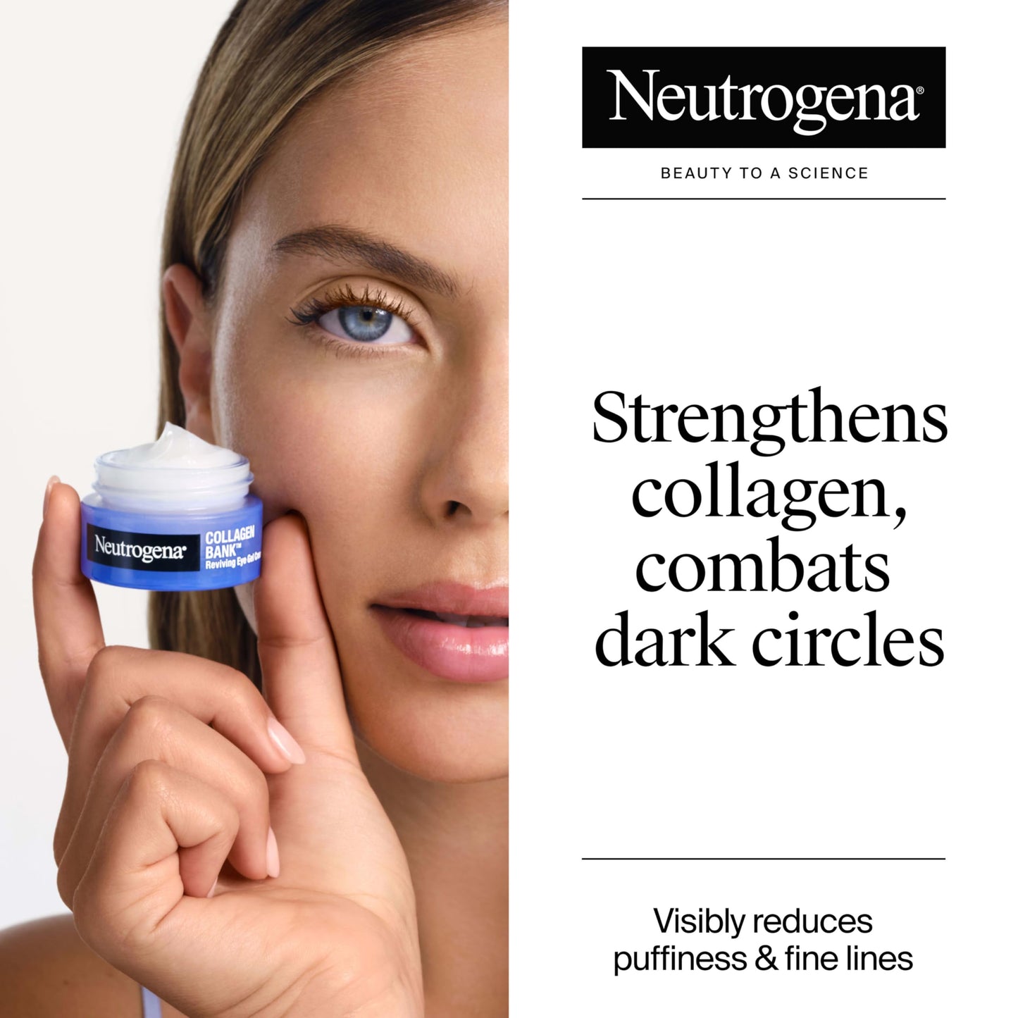Neutrogena Collagen Bank Reviving Eye Cream, Under Eye Cream, Helps Preserve Collagen, Visibly Improves Dark Circles, Puffiness, Fine Lines, Texture Beauty & Personal Care Neutrogena