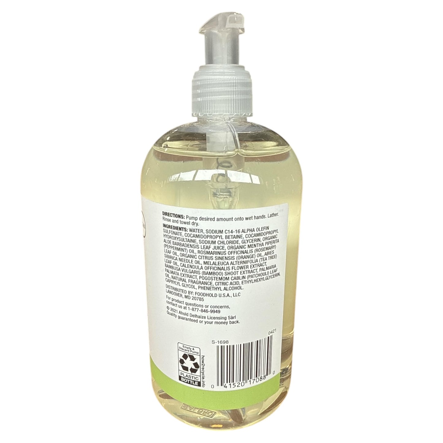 Nature's Promise Beauty Vegan Tea Tree Oil Hand Wash, Energizing Rosemary Mint, 16 fl oz Beauty & Personal Care Nature's Promise