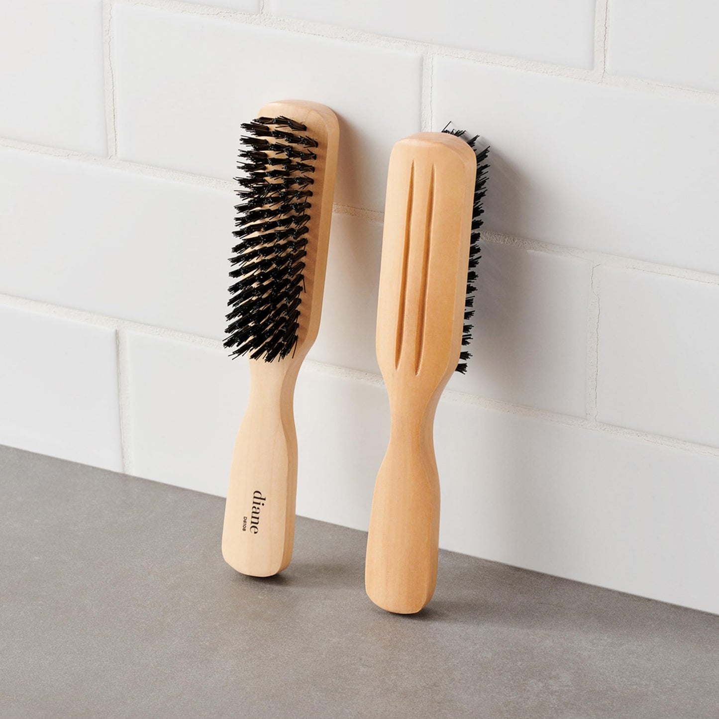 Diane 100% Nylon Bristle Styling Brush for Men and Barbers - Hard Bristles for Thick to Coarse Hair - Use for Detangling, Styling and Wave Styles Beauty & Personal Care Diane