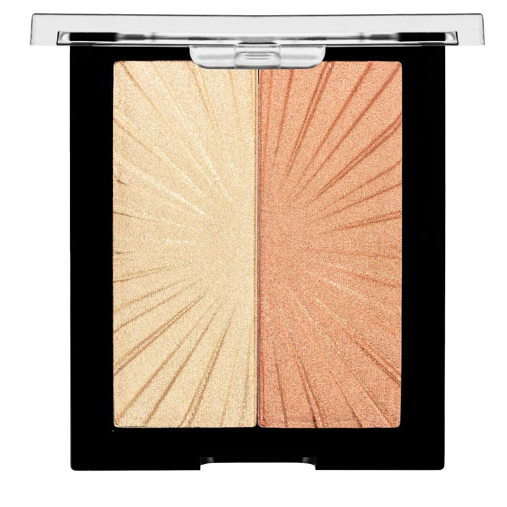 Wet n Wild, MegaGlo Hello Halo Blushlighter, Blush and Highlighter Duo, Soft and Buildable Shades with Ultra-reflective, Micro-fine Pearl Pigments