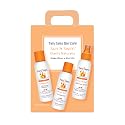 Fairy Tales Sun & Swim Travel Pack for Kids - 3.3oz Shampoo, Conditioner & Leave-In Spray Trio - TSA-Friendly Pool & Beach Vacation Set - Citrus Scent Beauty & Personal Care Fairy Tales