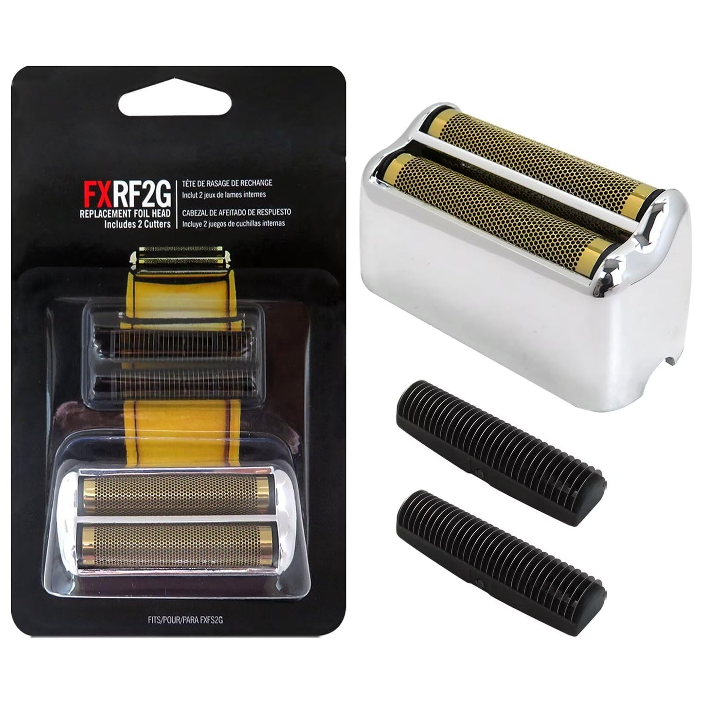 Xspeedonline Replacement Shaver Foil Double Foil Head with 2X Cutters for PRO FXRF2G - Silver Beauty and Personal Care Xspeedonline