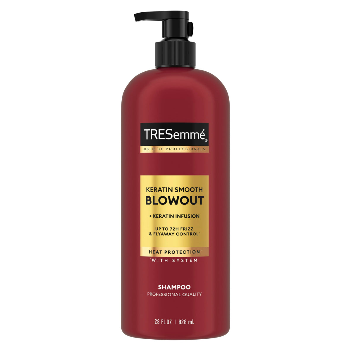 TRESemmé Shampoo Keratin Smooth with Up to 72 HR Frizz Control, with our Lamellar-Discipline Formula for our Keratin Conditioner, 28 fl oz