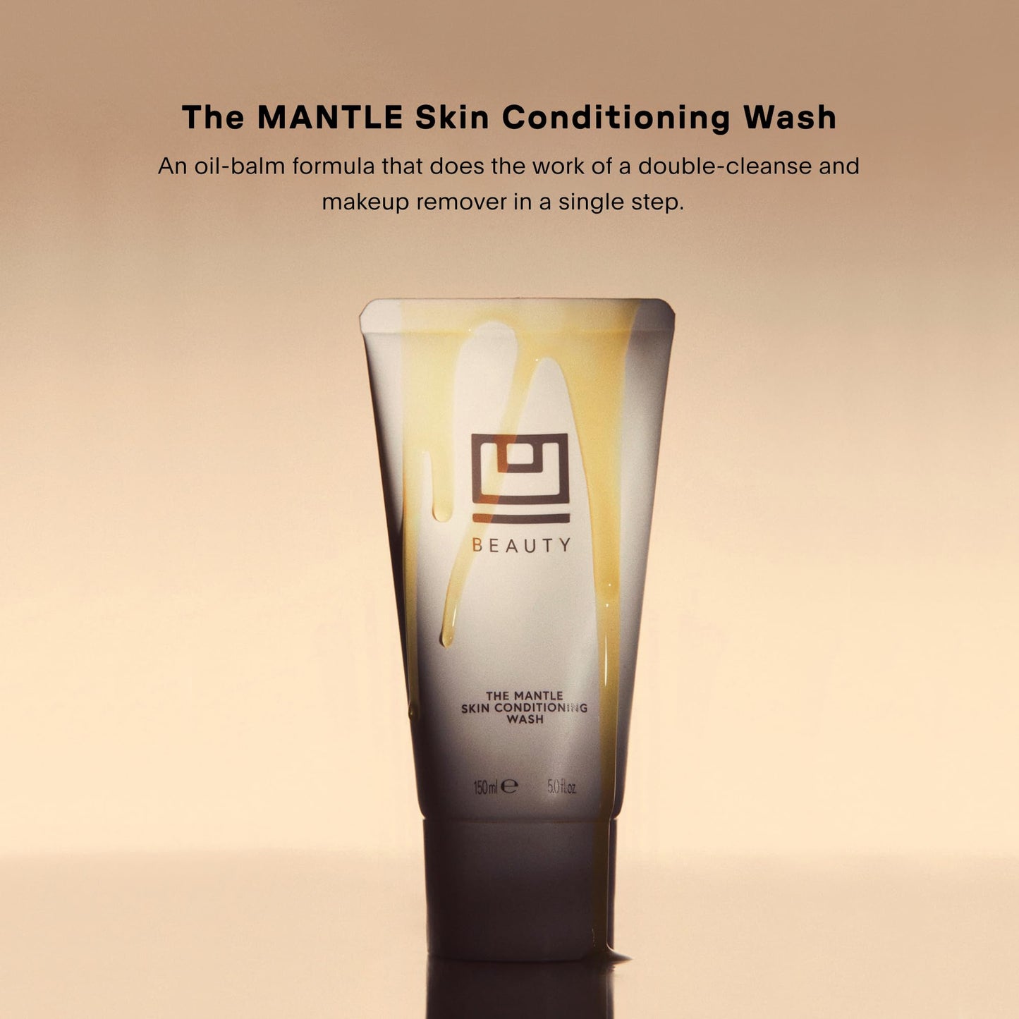 U Beauty The MANTLE Skin Conditioning Wash - Hydrating Facial Cleanser & Makeup Remover with Vitamin C + E, Fruit AHAs, and Hyaluronic Acid for Clean Beauty & Personal Care U Beauty