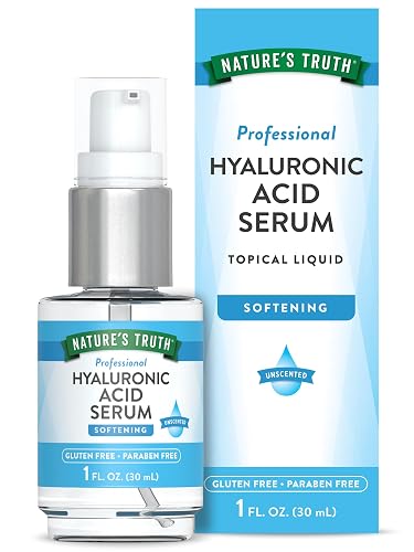 Nature's Truth Hyaluronic Acid Serum for Skin | 1 fl oz | Topical Liquid Beauty & Personal Care Nature's Truth