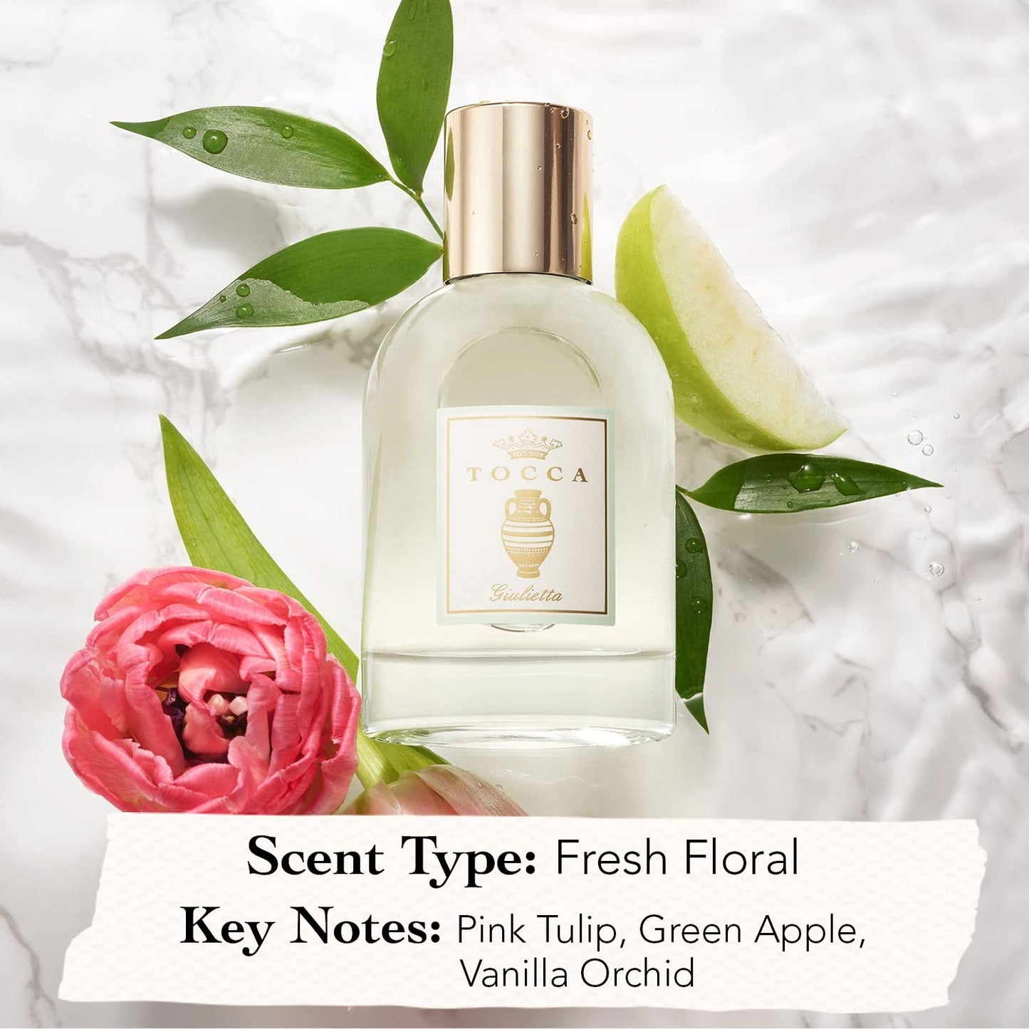 Tocca Giulietta Scented Dry Body Oil, 3.4 Fl Oz - Olio Sublime Profumato Body Fragrance Featuring Pink Tulips, Green Apple & Vanilla Orchid Beauty & Personal Care Tocca