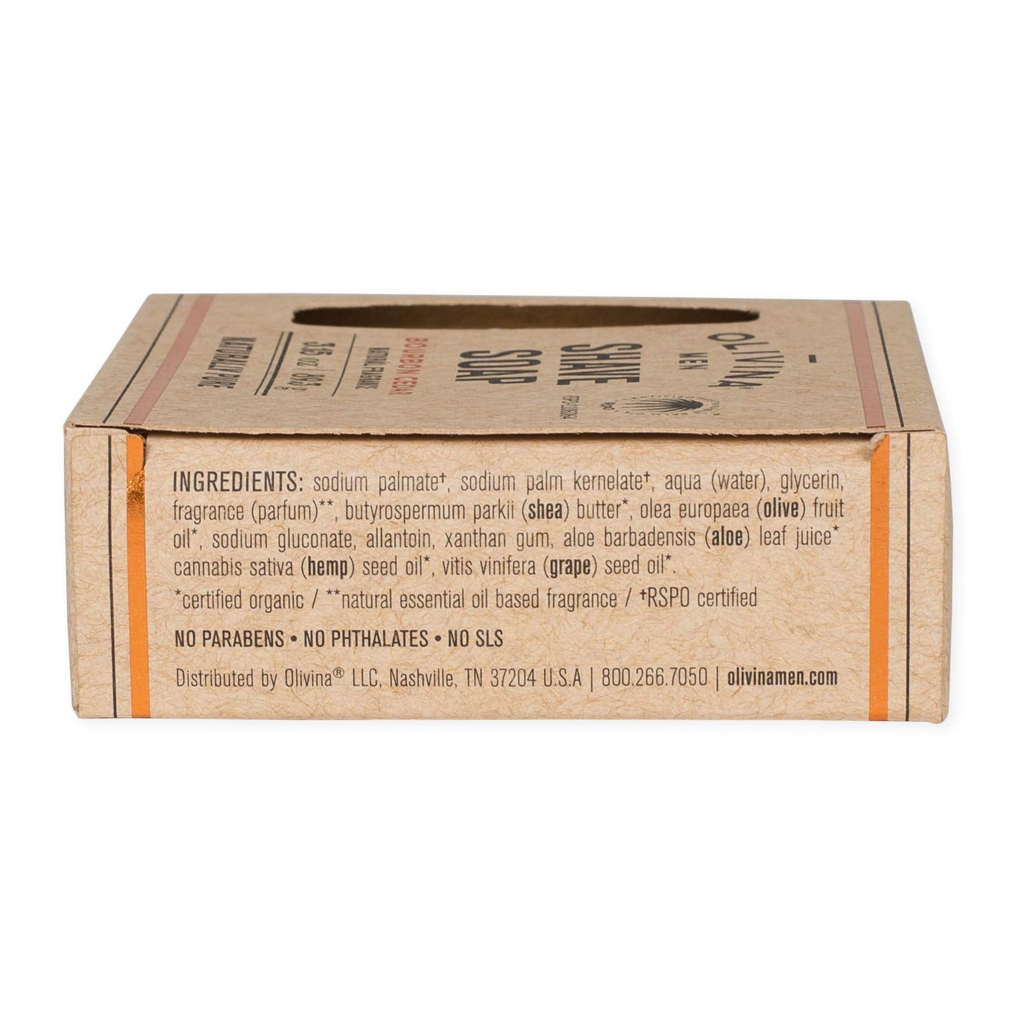 Bourbon Cedar 3 Ounce Moisturizing Classic Shave Bar Soap Pack of 2 Beauty and Personal Care Olivina