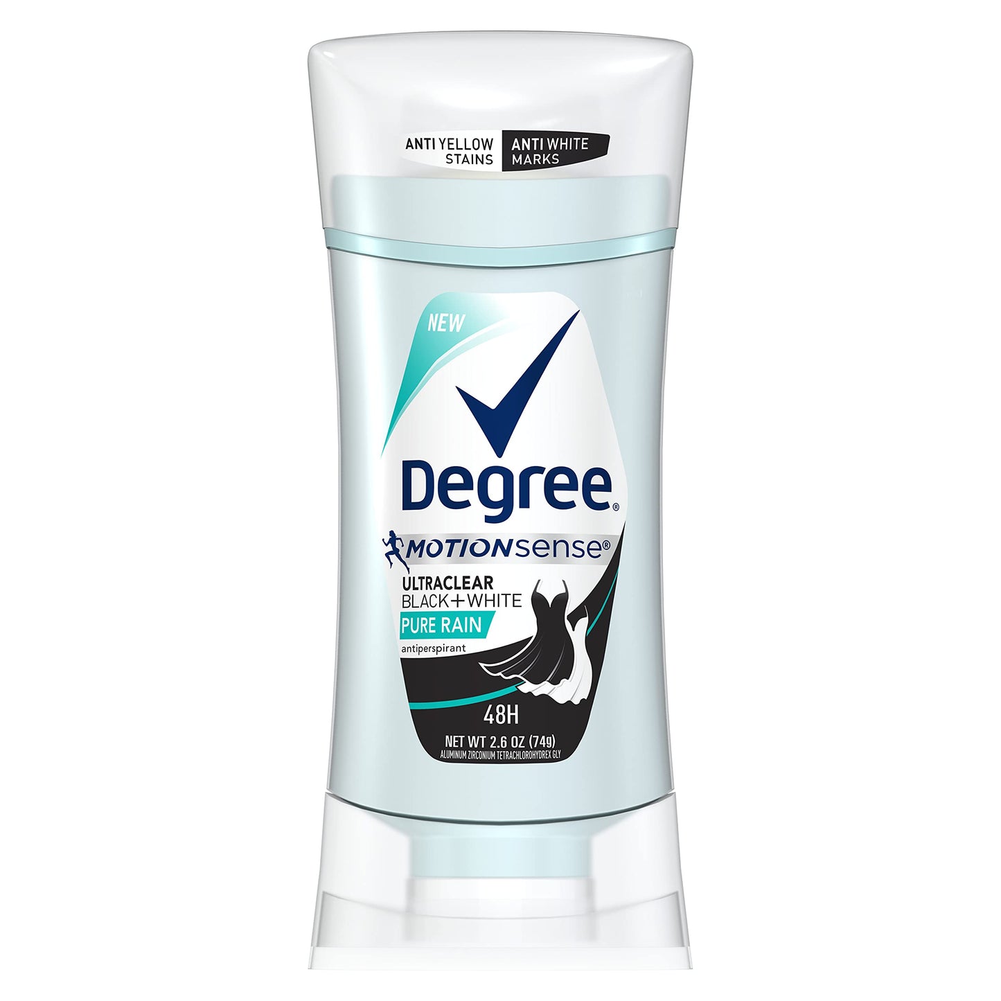 Degree Women UltraClear Antiperspirant Deodorant Black+White Pure Rain 2.6 oz Beauty & Personal Care Degree