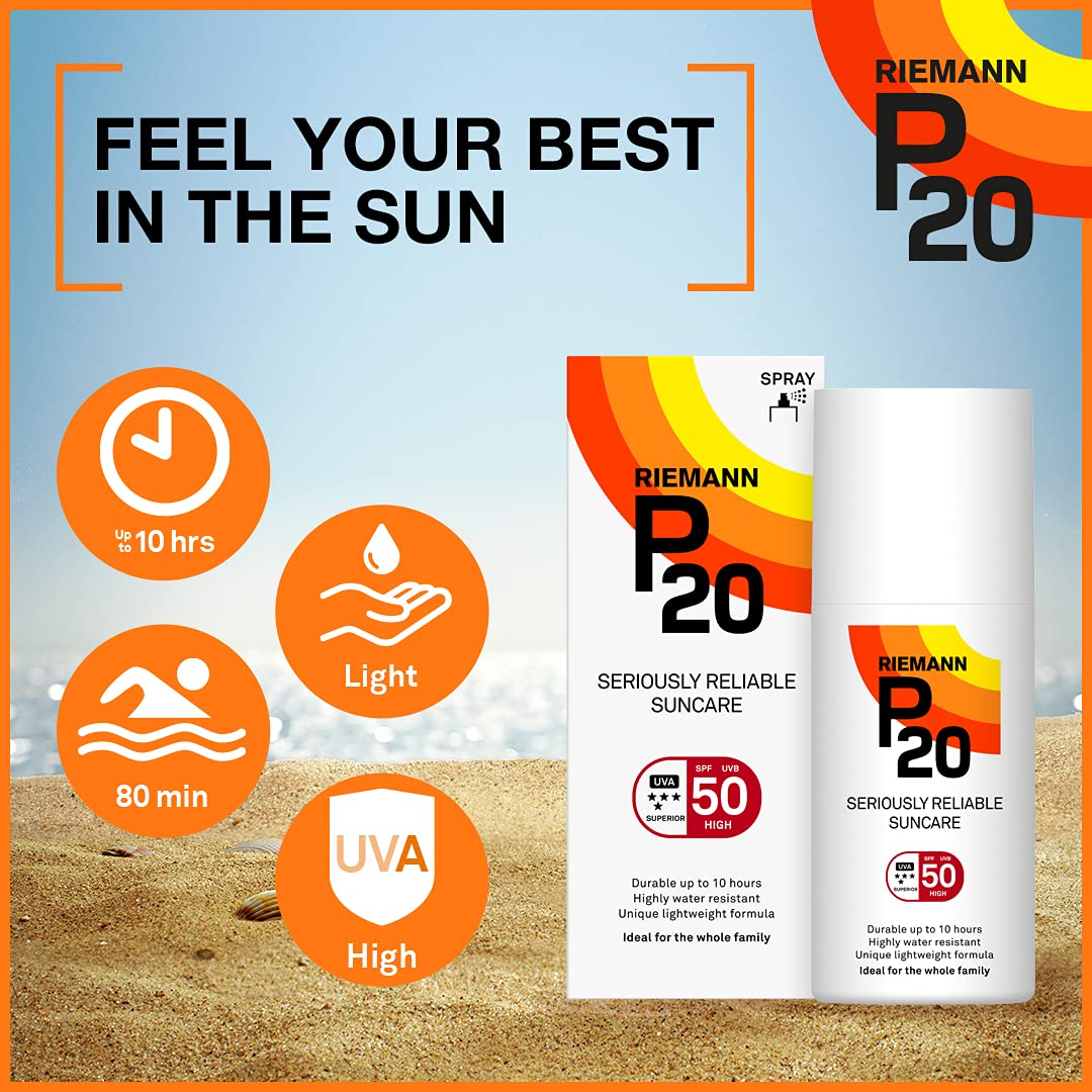 Riemann P20 Once a Day SPF 50 Sun Spray 200ml Beauty & Personal Care P20