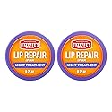 O'Keeffe's Lip Repair Night Treatment Lip Balm for Dry, Cracked Lips - 0.25 Ounce Jar (2 Pack) - Moisturizer for Extremely Cracked, Dry Lips Beauty & Personal Care O'Keeffe's