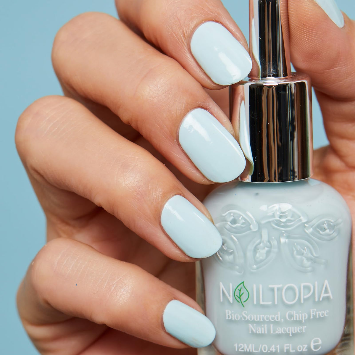 Nailtopia Bio-Sourced, Chip Free Nail Lacquer - All Natural, Strengthening Biotin and Superfood-Infused Polish - Chip Resistant Formula - Quick-Dry
