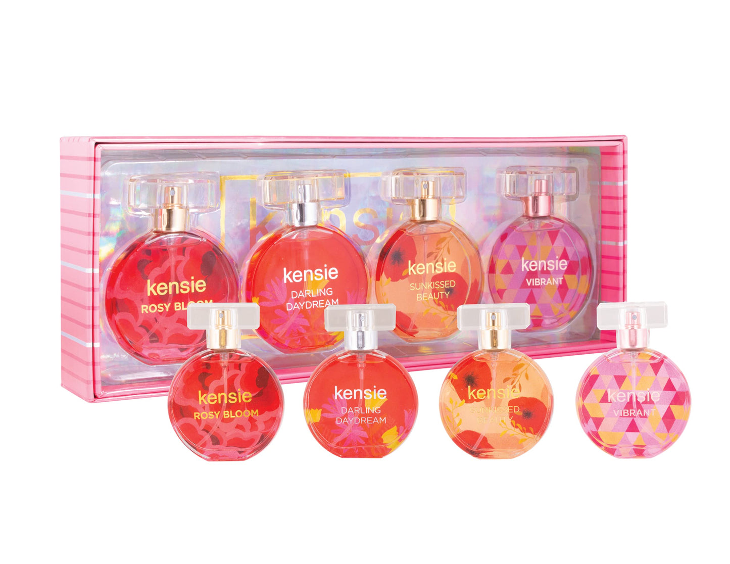 kensie Kensie 4 Piece Coffret - Vibrant, Darling Daydream, Sunkissed Beauty, Rosy Bloom, 0.67 fluid_ounces Beauty & Personal Care kensie