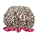 allydrew Reusable Women's Waterproof Shower Caps for Long Hair, Leopard Beauty & Personal Care allydrew