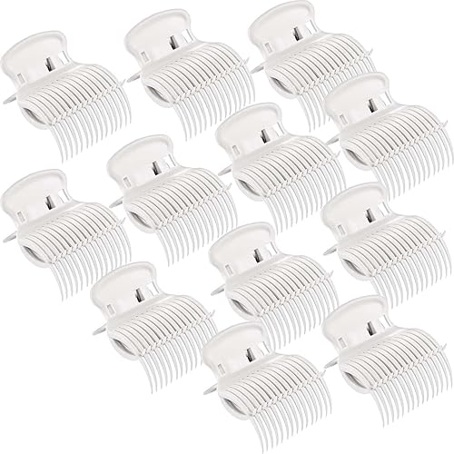 12 Pieces Hot Roller Hair Curler Claw Clips Replacement for Small, Medium, Large and Jumbo Rollers holding Women Girls Hair Section Styling Beauty & Personal Care Syhood