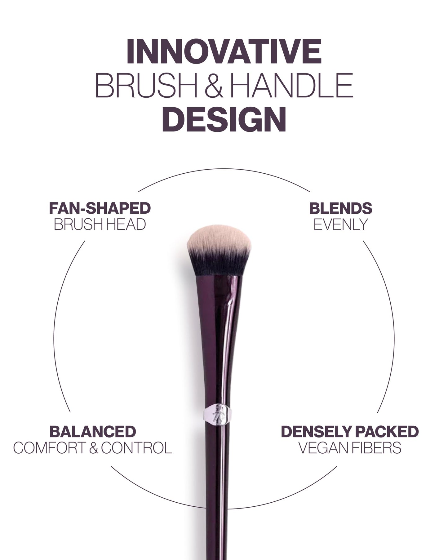 Anisa Beauty Eye Fan All-Over Brush | Soft Dense Vegan Brush for Blending Cream, Liquid, and Powder Eyeshadow | Fan-Shaped Head for All-Over Lid Beauty & Personal Care ANISA BEAUTY