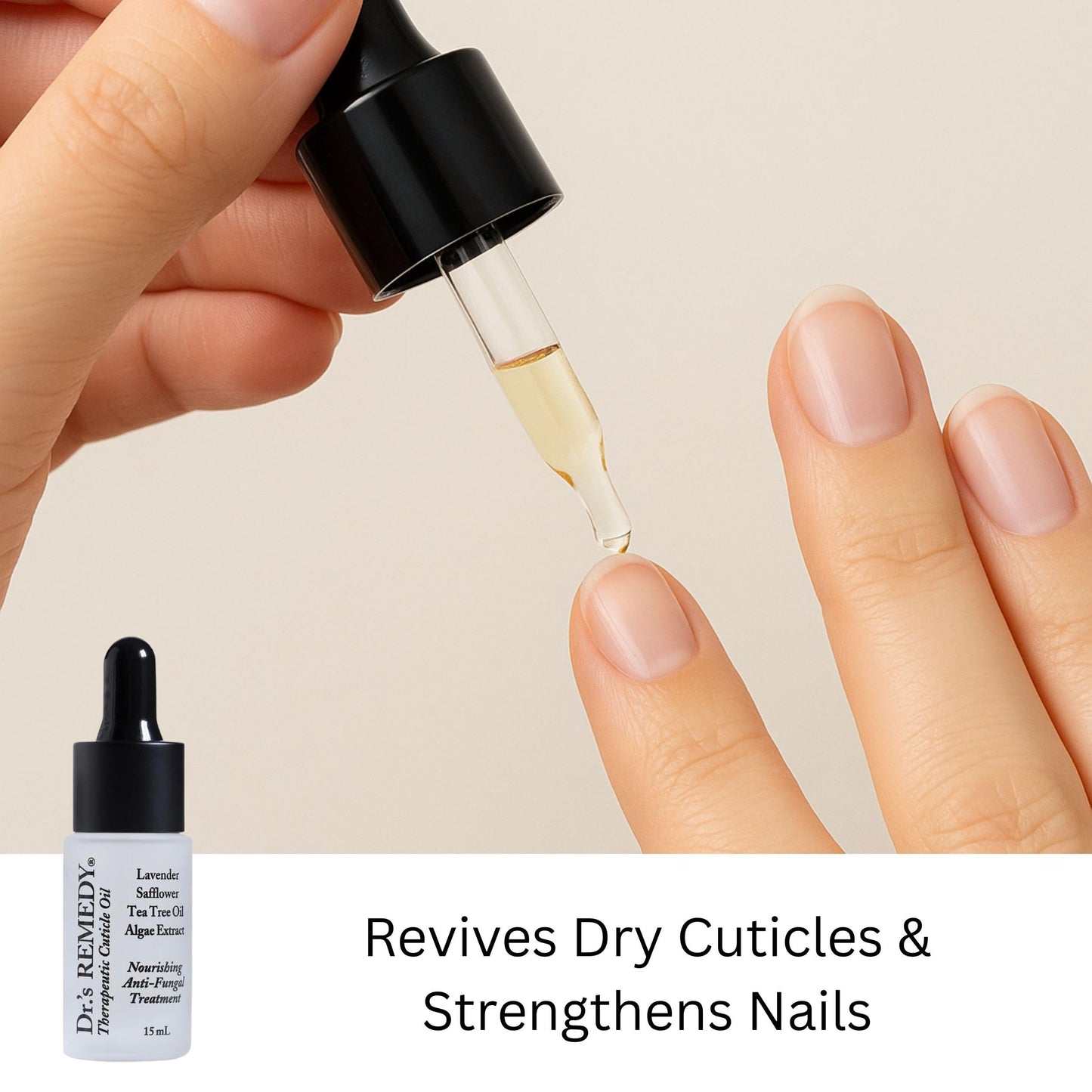 Dr.'s Remedy Therapeutic Caress Cuticle Oil, Nourishing Treatment for All Nail Types, 0.507 Fl Oz (Pack of 1) Beauty & Personal Care Dr.'s Remedy